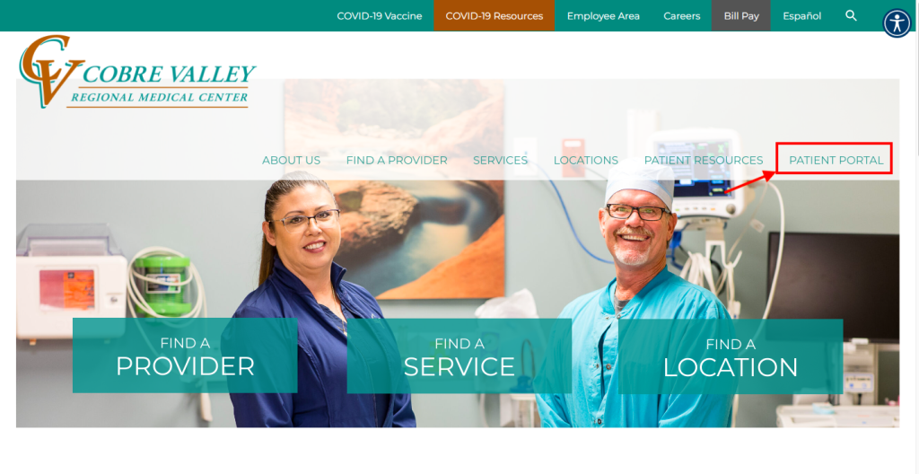 Cobre Valley Regional Medical Center Patient Portal