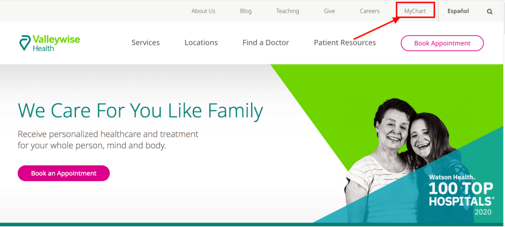 Valleywise Health Medical Center Patient Portal 