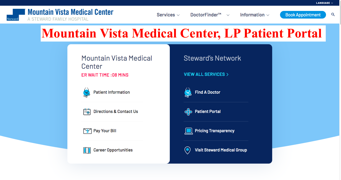 Mountain Vista Medical Center, LP Patient Portal