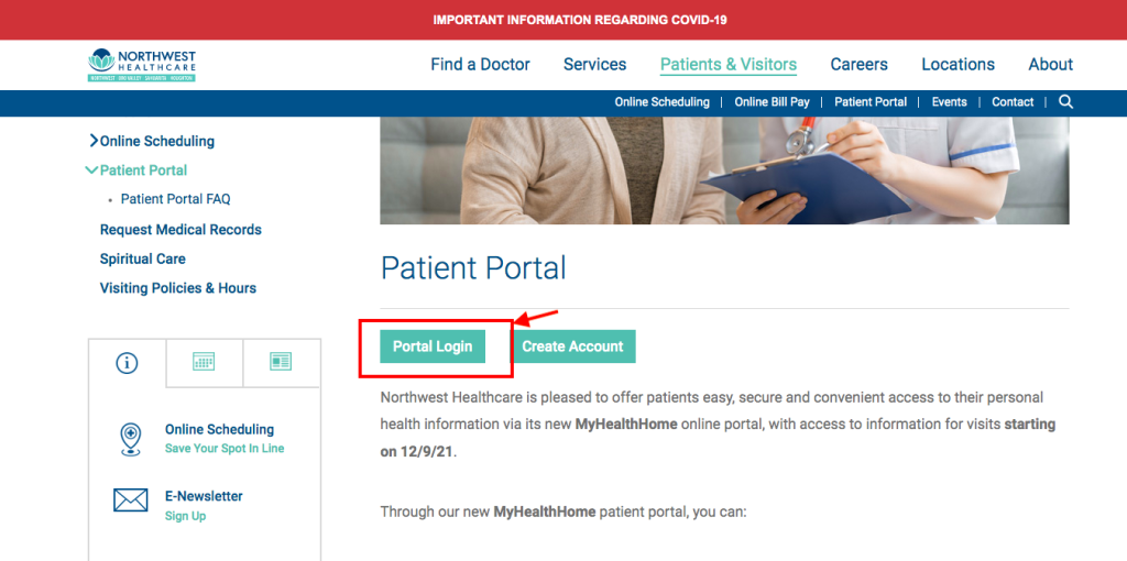 ORO Valley Hospital Patient Portal
