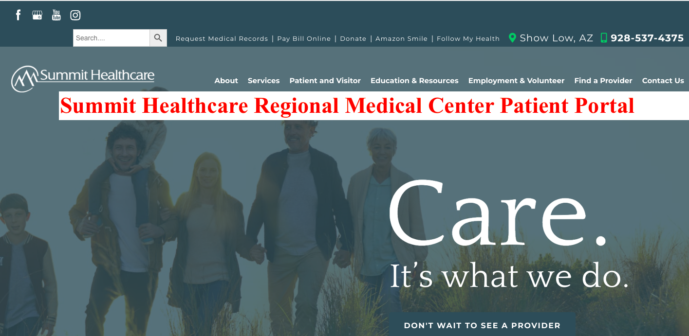 Summit Healthcare Regional Medical Center Patient Portal