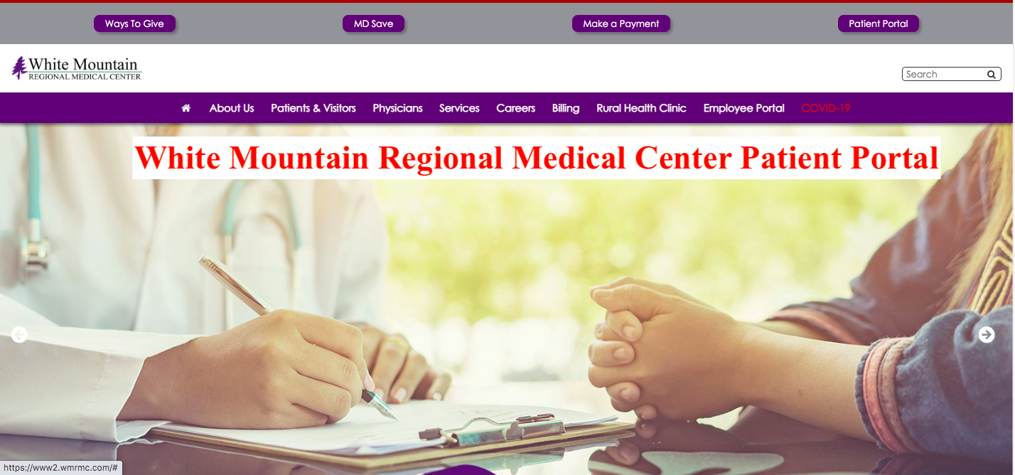 White Mountain Regional Medical Center Patient Portal