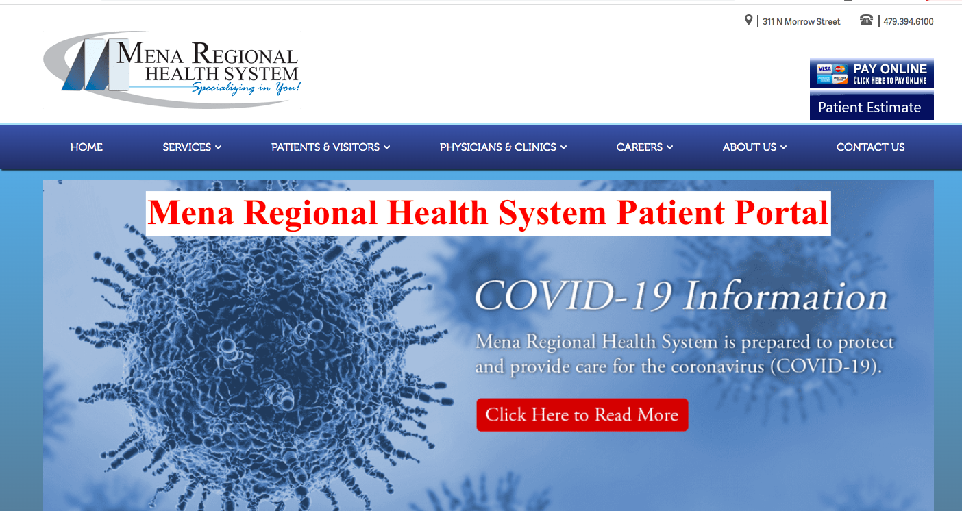 Mena Regional Health System Patient Portal