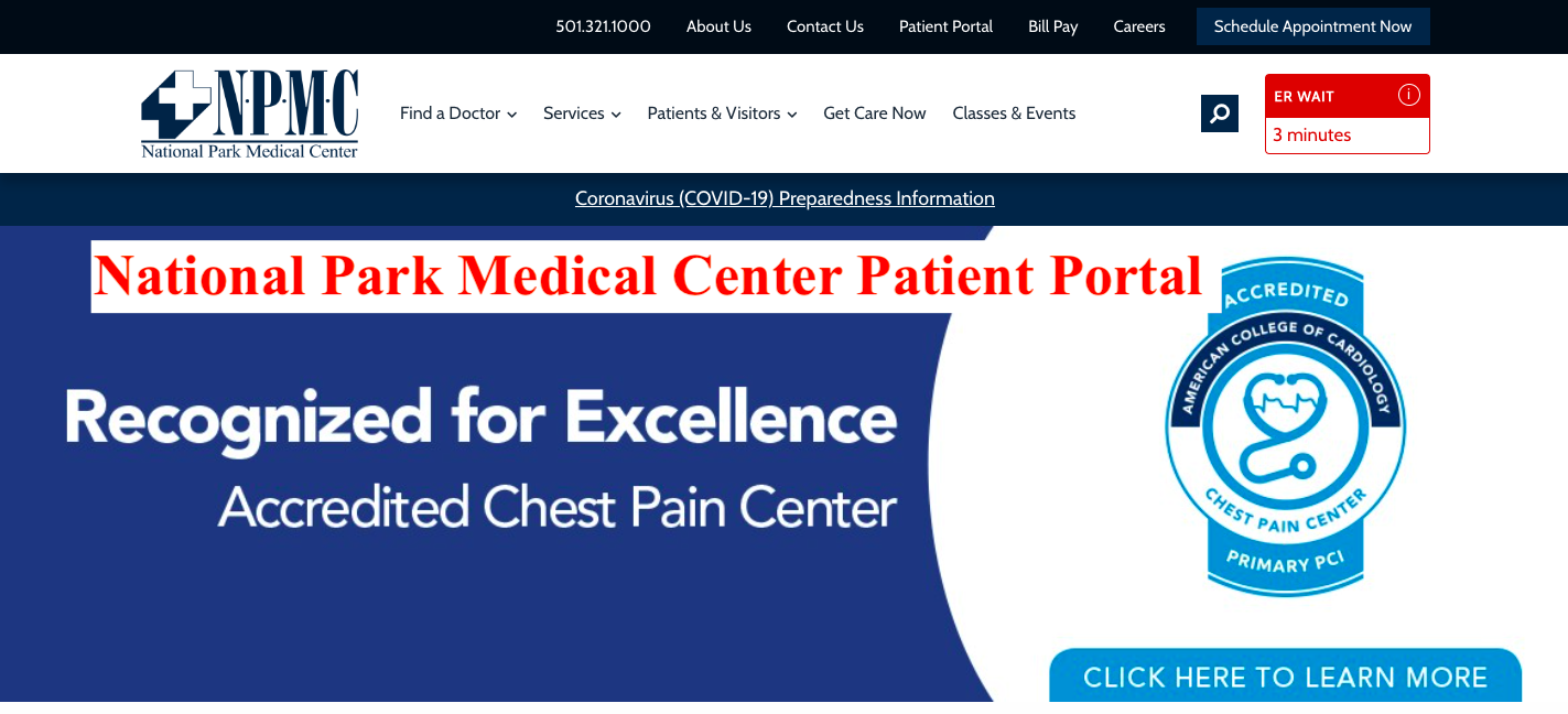 National Park Medical Center Patient Portal
