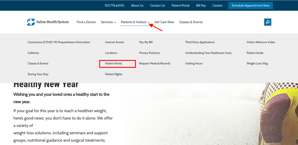 Saline Memorial Hospital Patient Portal