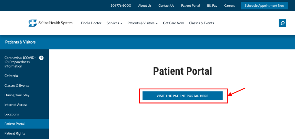 Saline Memorial Hospital Patient Portal