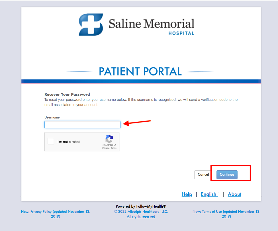 Saline Memorial Hospital Patient Portal