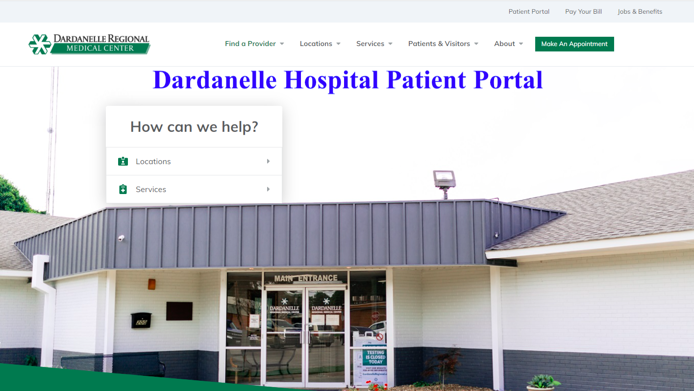 Dardanelle Hospital Patient Portal