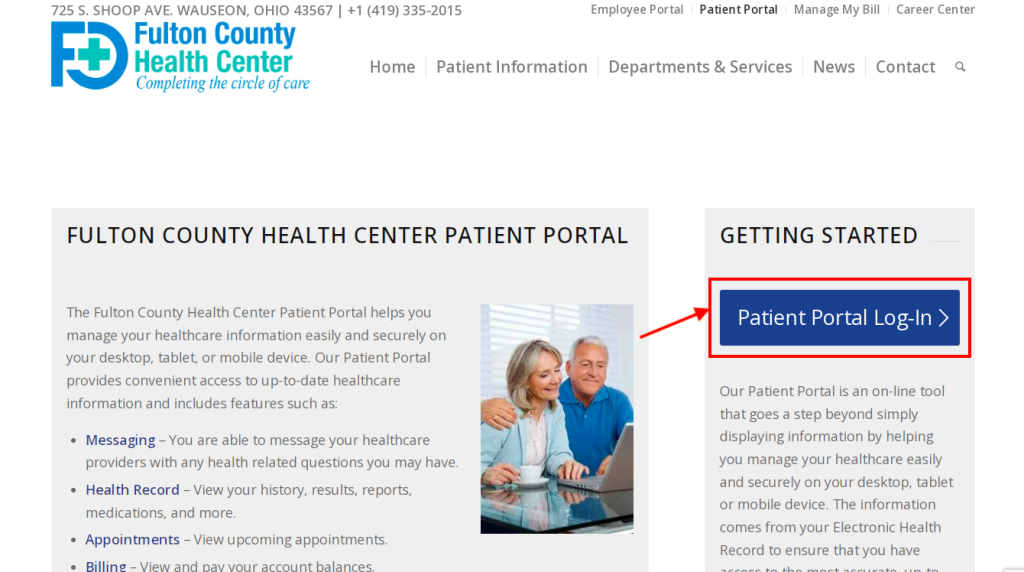 Fulton County Hospital Patient Portal
