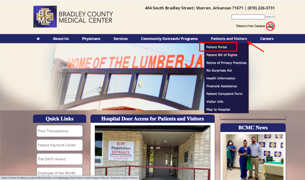 Bradley County Medical Center Patient Portal 