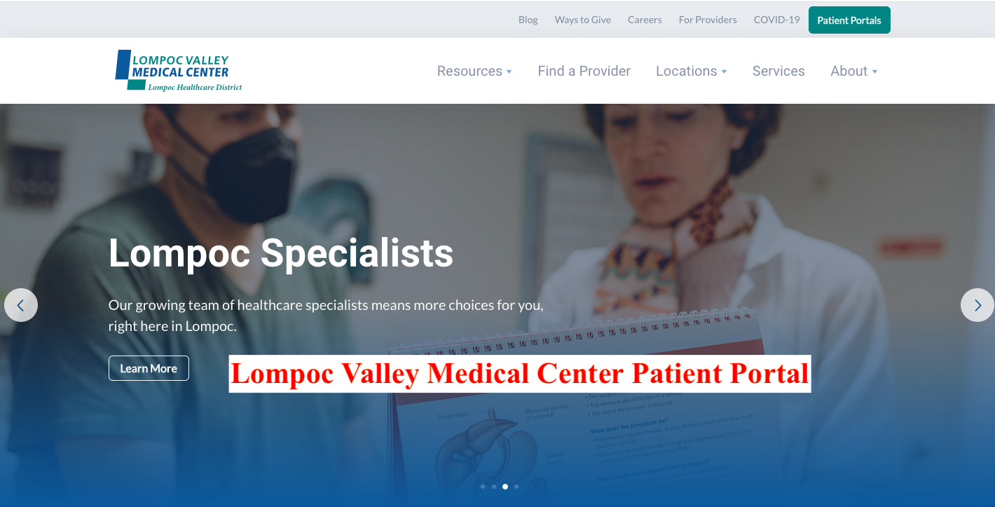 Lompoc Valley Medical Center Patient Portal