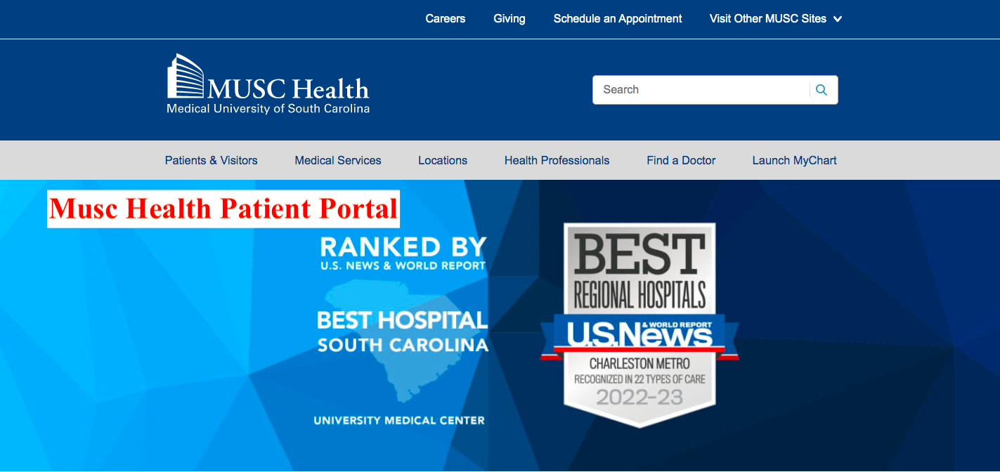 Musc Health Patient Portal
