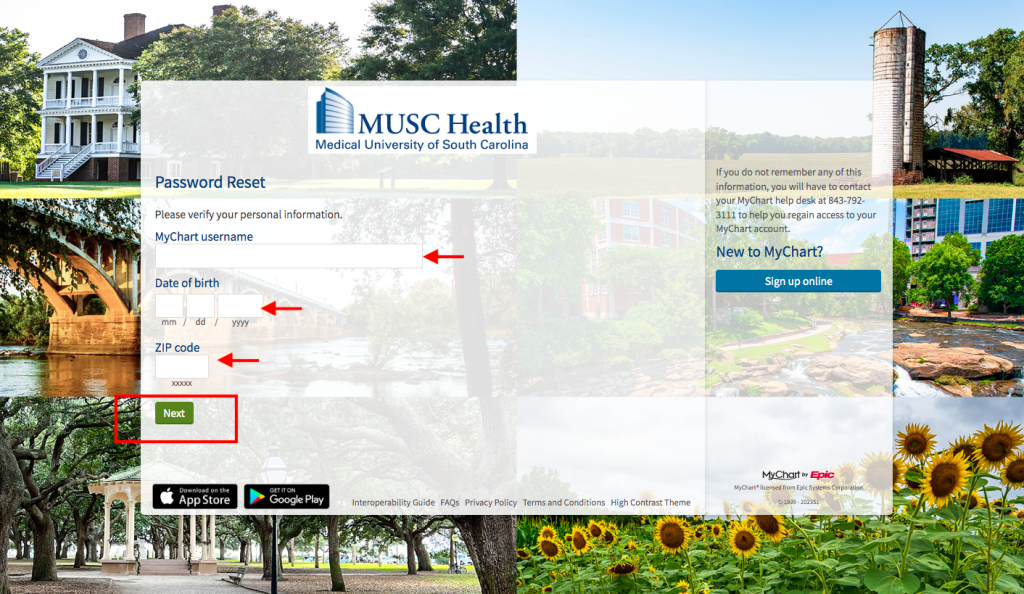 Musc Health Patient Portal