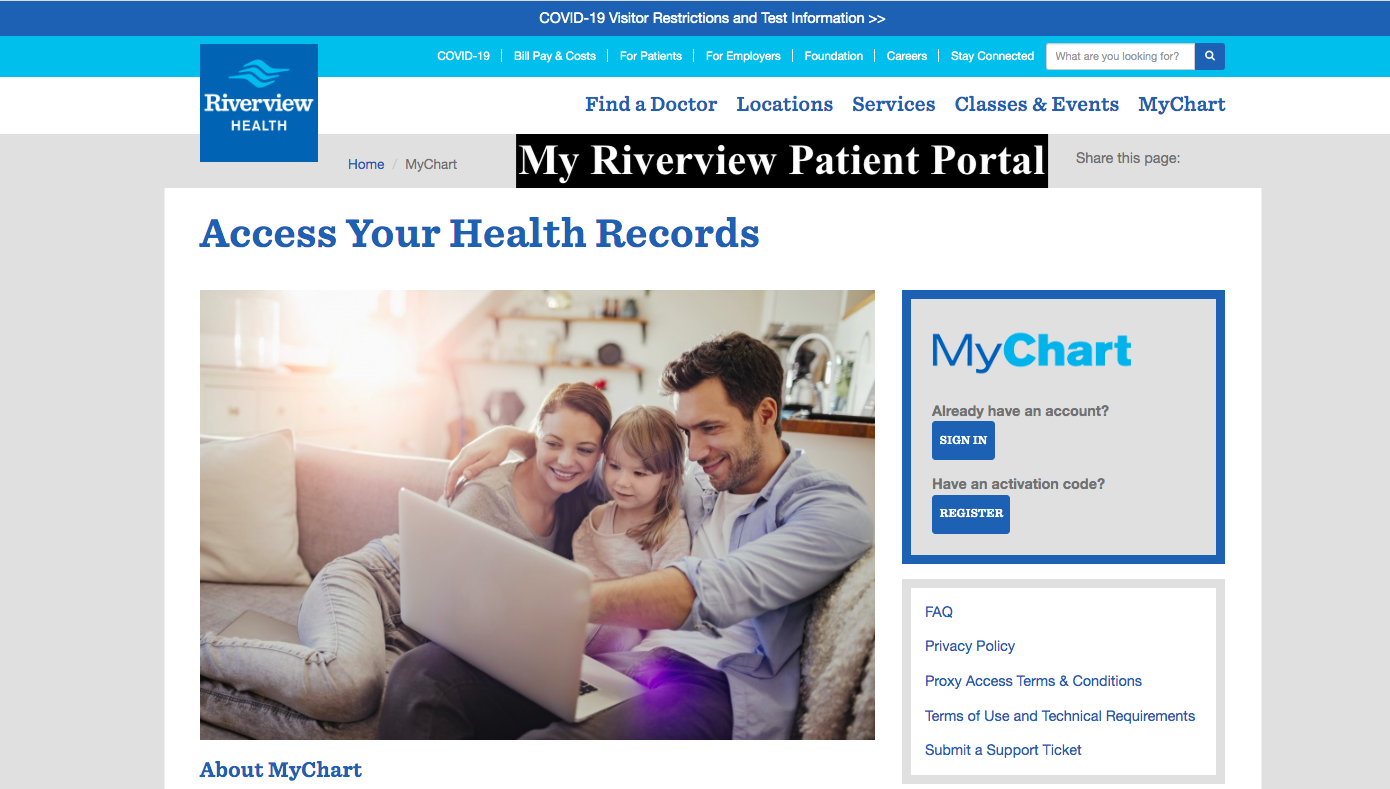 My Riverview Patient Portal