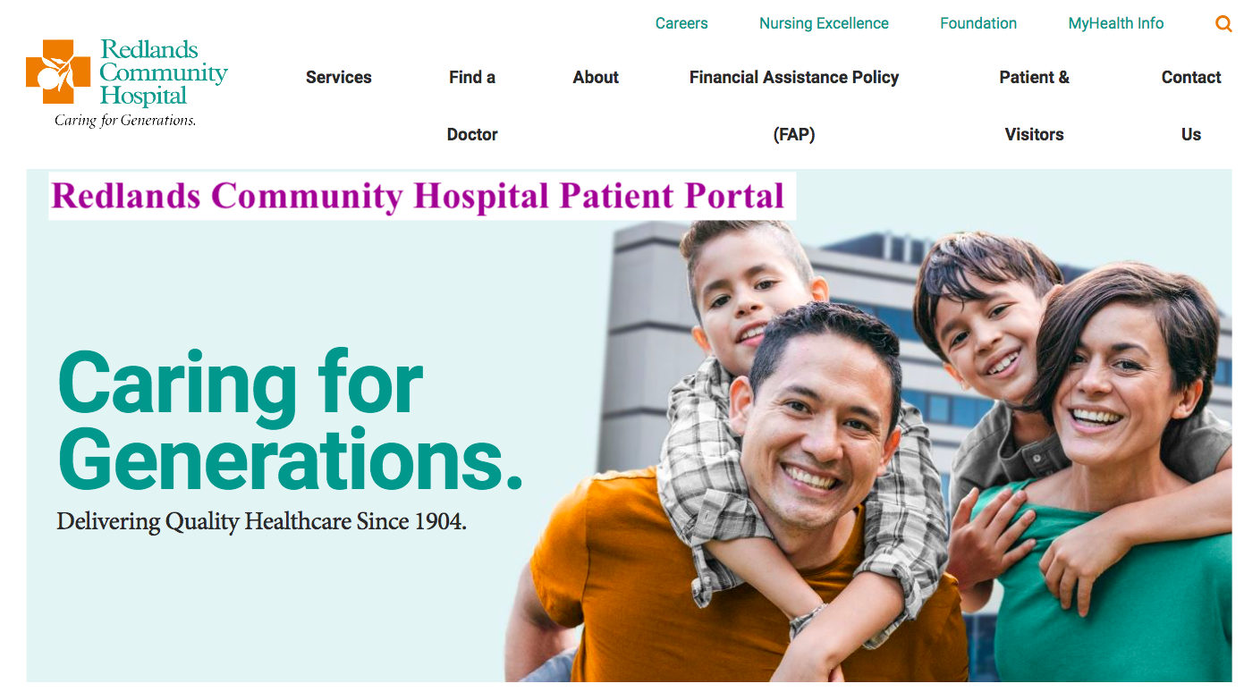Redlands Community Hospital Patient Portal