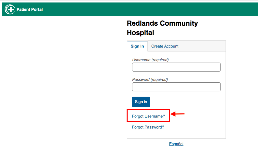 Redlands Community Hospital Patient Portal 