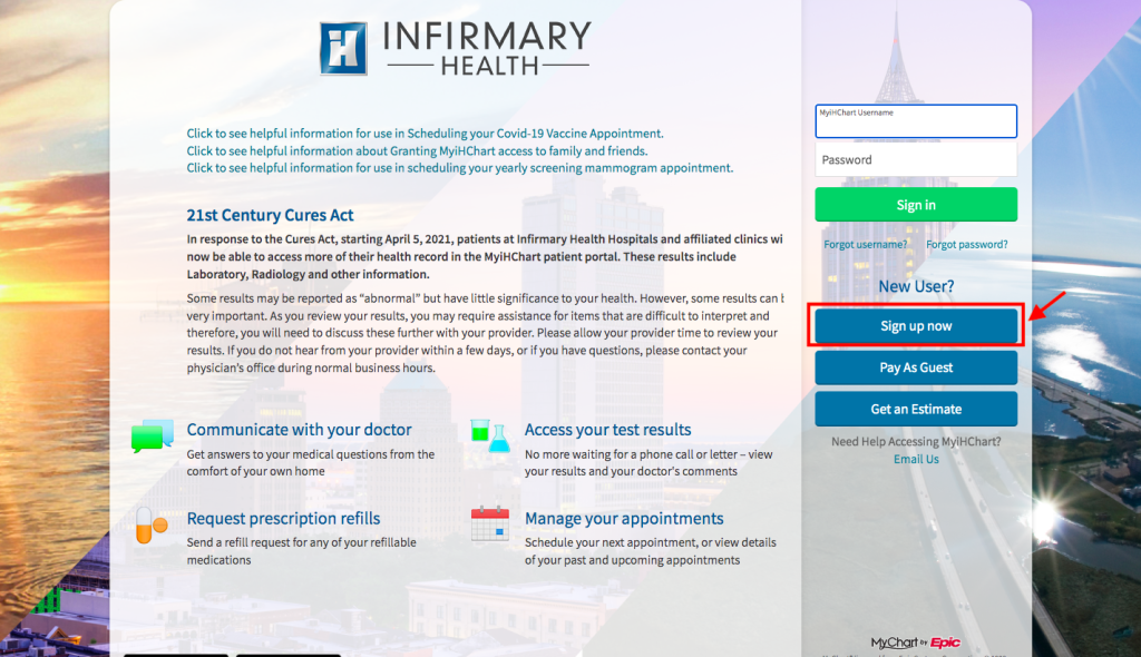 Mobile Infirmary Medical Center Patient Portal