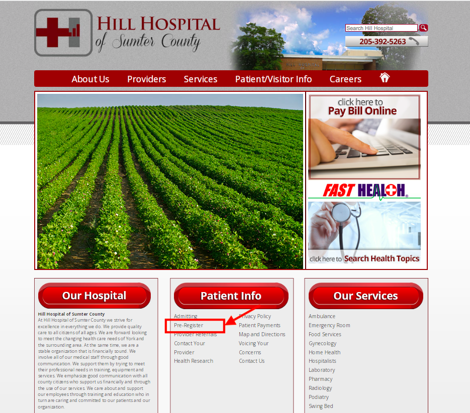 Hill Hospital Of Sumter County Patient Portal
