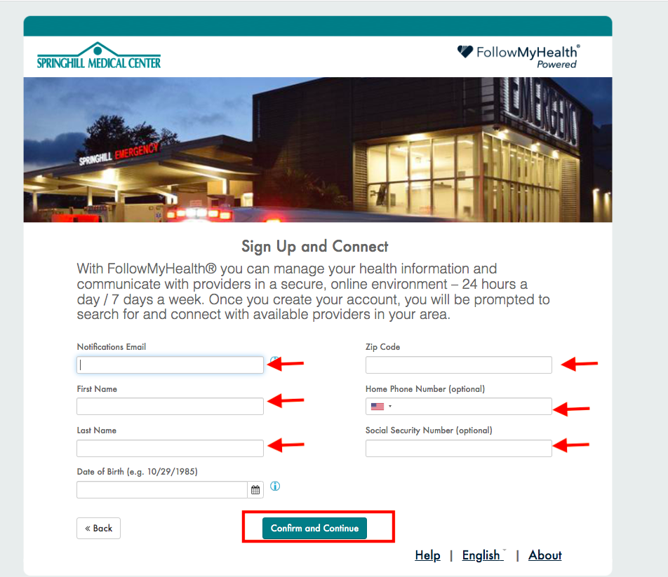 Springhill Medical Center Patient Portal