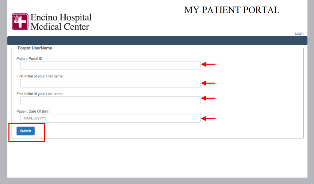 Encino Hospital Medical Center Patient Portal 