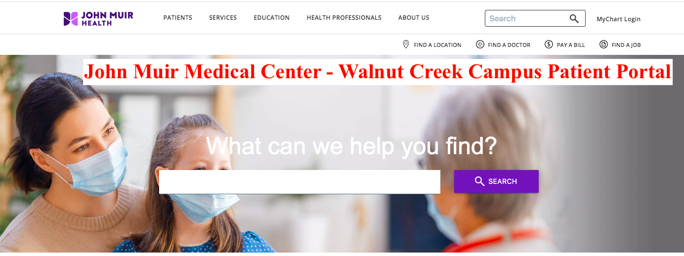 John Muir Medical Center - Walnut Creek Campus Patient Portal