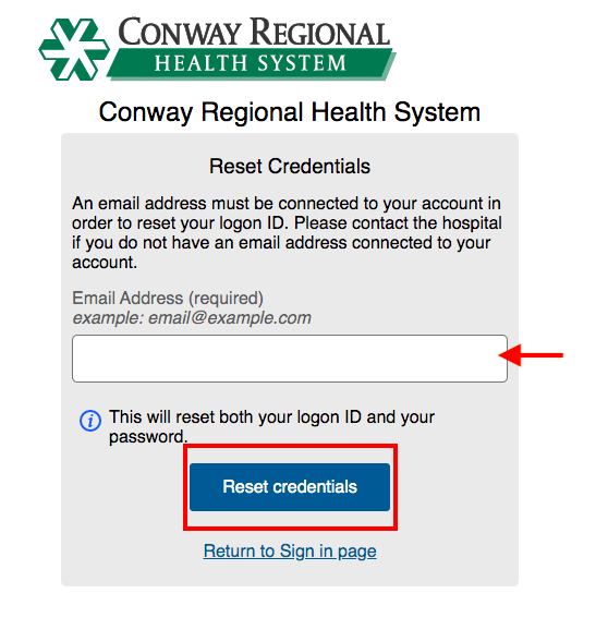 Conway Regional Health System Patient Portal