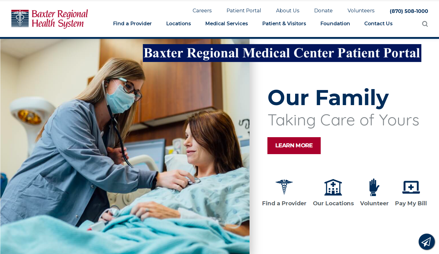 Baxter Regional Medical Center Patient Portal