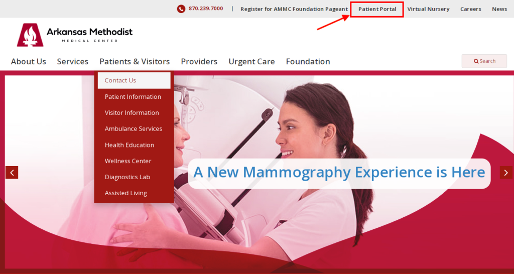 Arkansas Methodist Medical Center Patient Portal