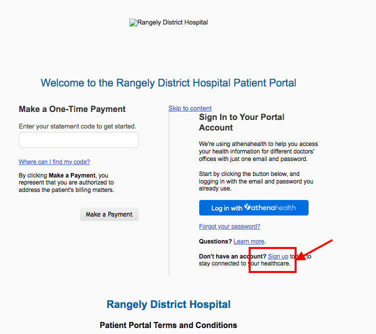 Rangely District Hospital Patient Portal