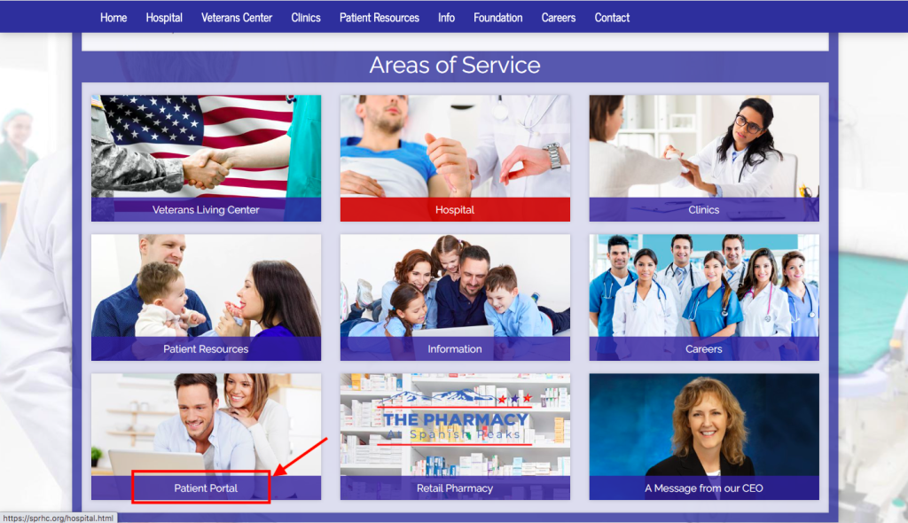 Spanish Peaks Regional Health Center Patient Portal