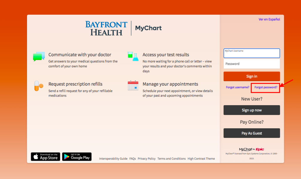 Bayfront Health St Petersburg Patient Portal