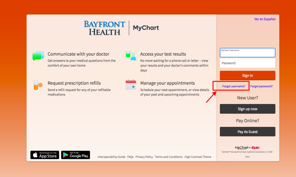 Bayfront Health St Petersburg Patient Portal