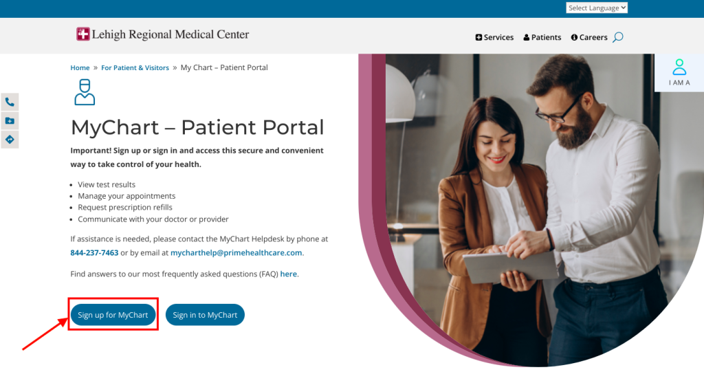 Lehigh Regional Medical Center Patient Portal