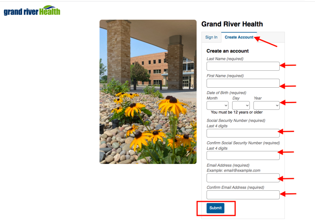 Grand River Hospital District Patient Portal