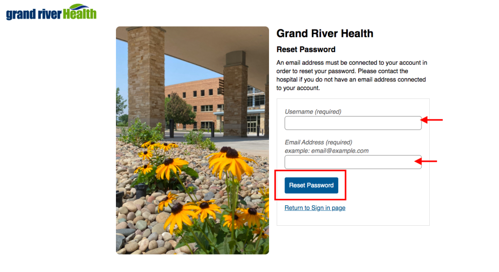 Grand River Hospital District Patient Portal
