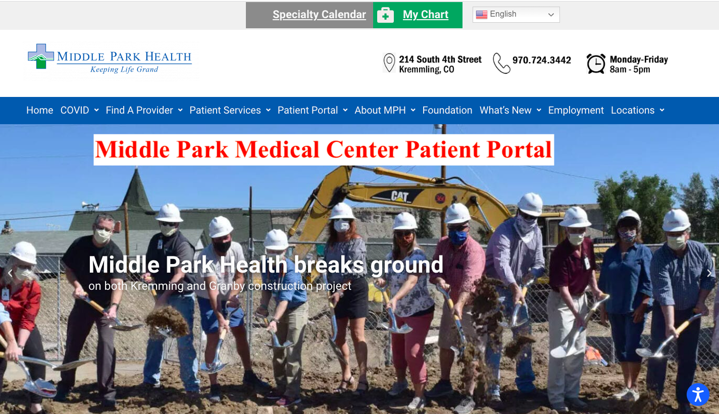 Middle Park Medical Center Patient Portal