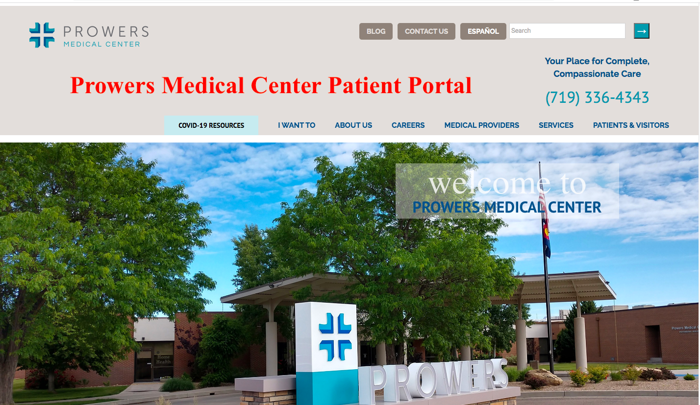 Prowers Medical Center Patient Portal