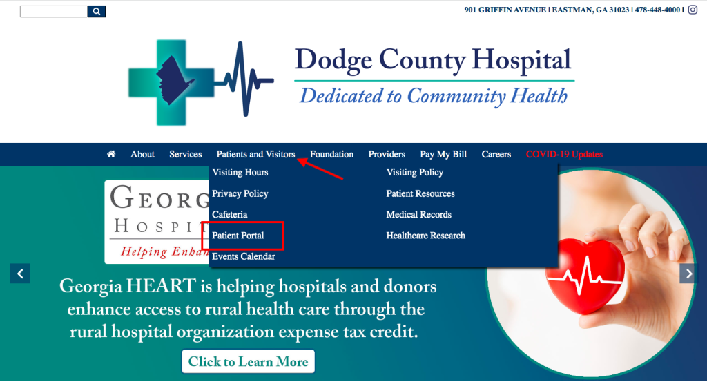 Dodge County Hospital Patient Portal