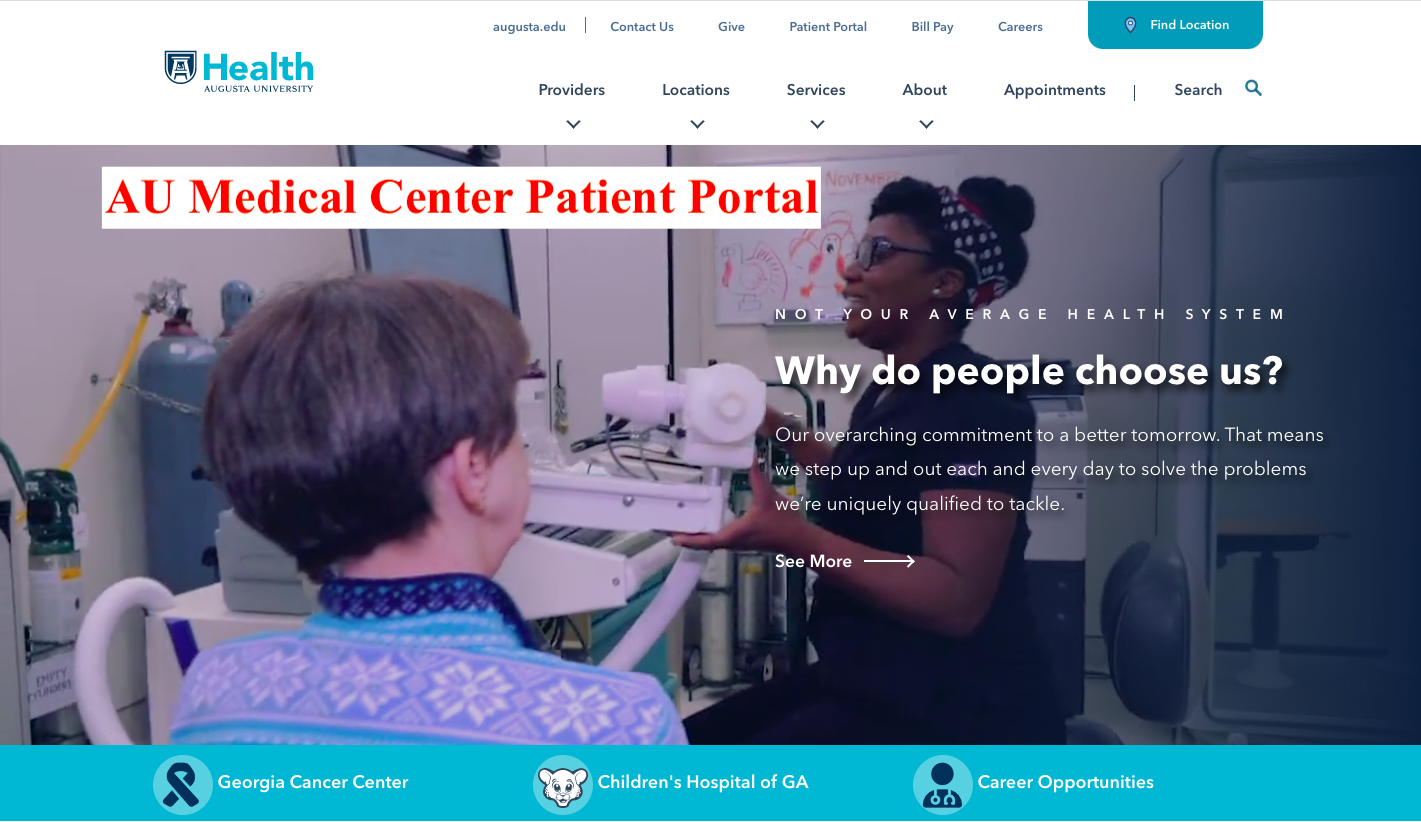 AU Medical Center Patient Portal