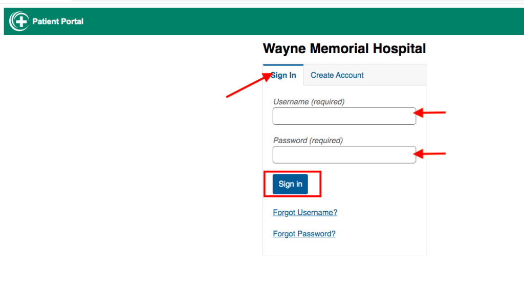 Wayne Memorial Hospital Patient Portal