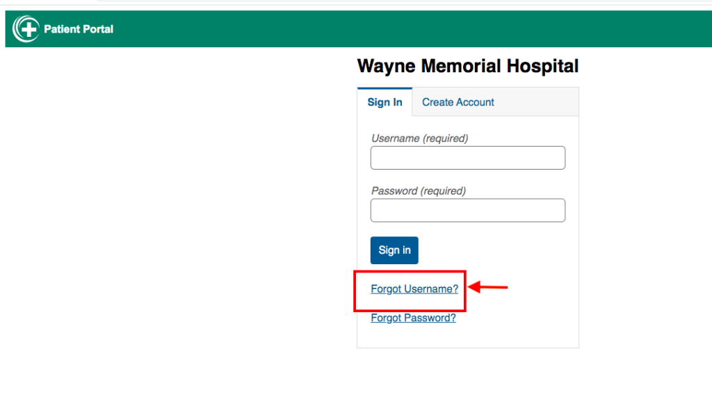 Wayne Memorial Hospital Patient Portal