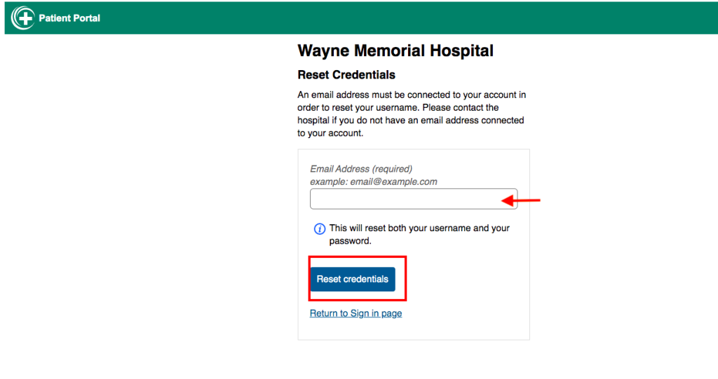 Wayne Memorial Hospital Patient Portal