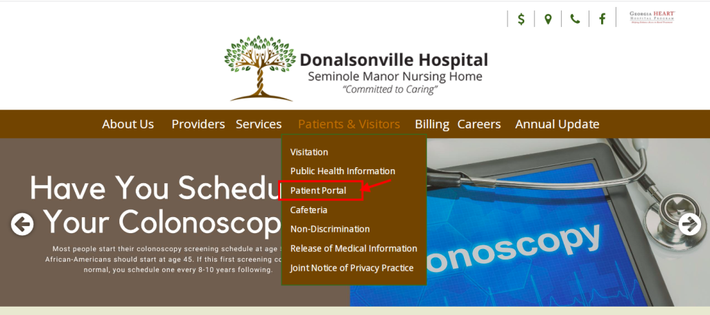 Donal Sonville Hospital INC Patient Portal