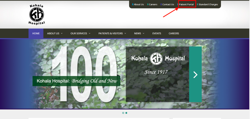 Kohala Hospital Patient Portal