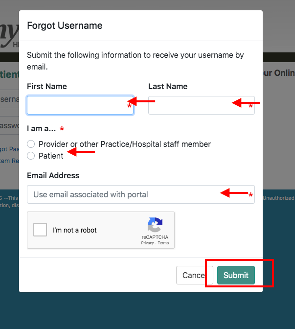 Kohala Hospital Patient Portal
