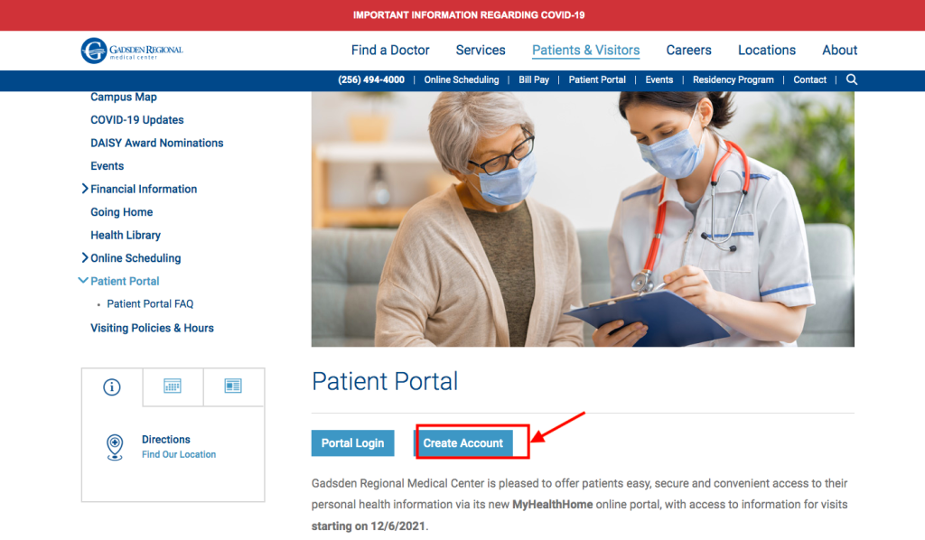 Gadsden Regional Medical Center Patient Portal