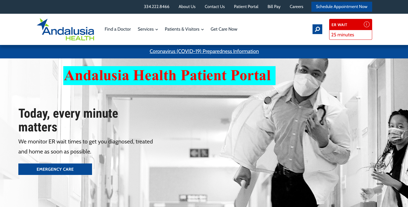 Andalusia Health Patient Portal