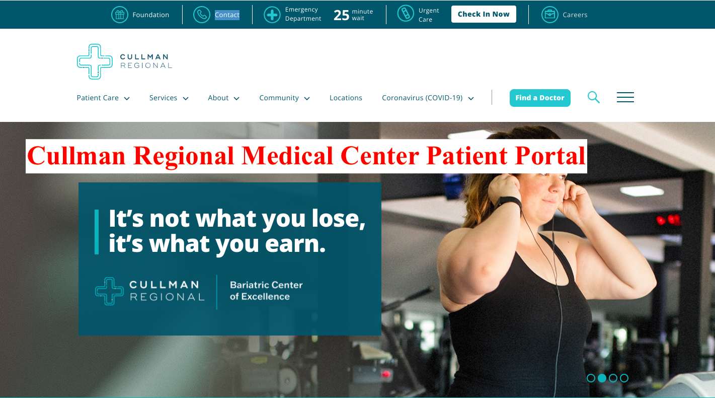 Cullman Regional Medical Center Patient Portal