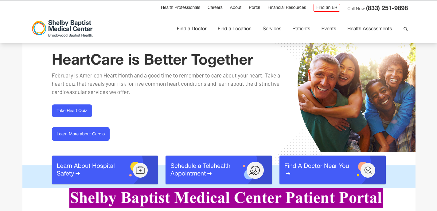 Shelby Baptist Medical Center Patient Portal