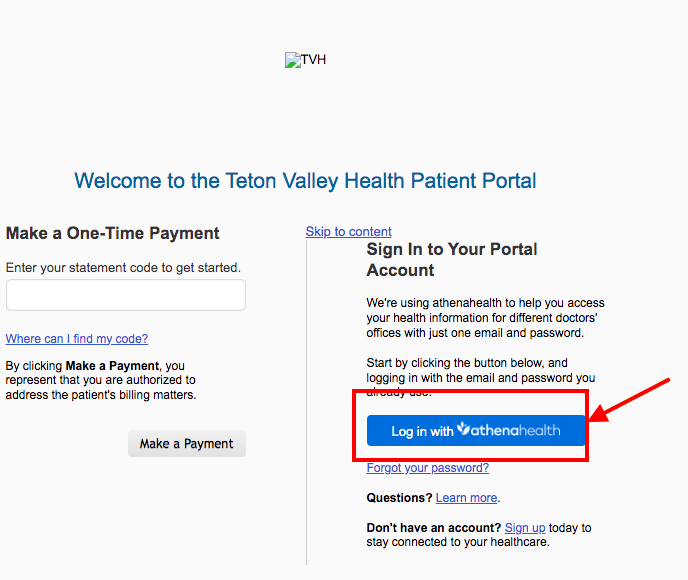 Teton Valley Hospital Patient Portal